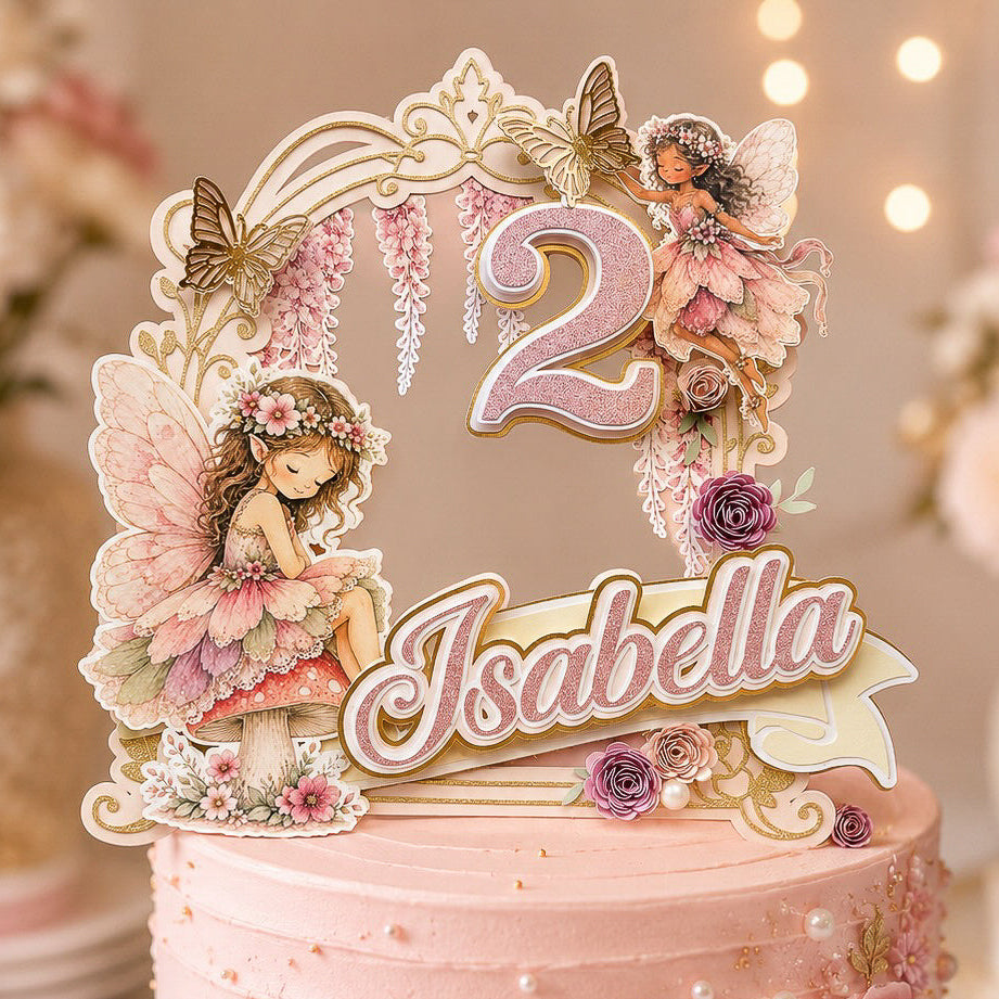 Fairy Garden Cake Topper