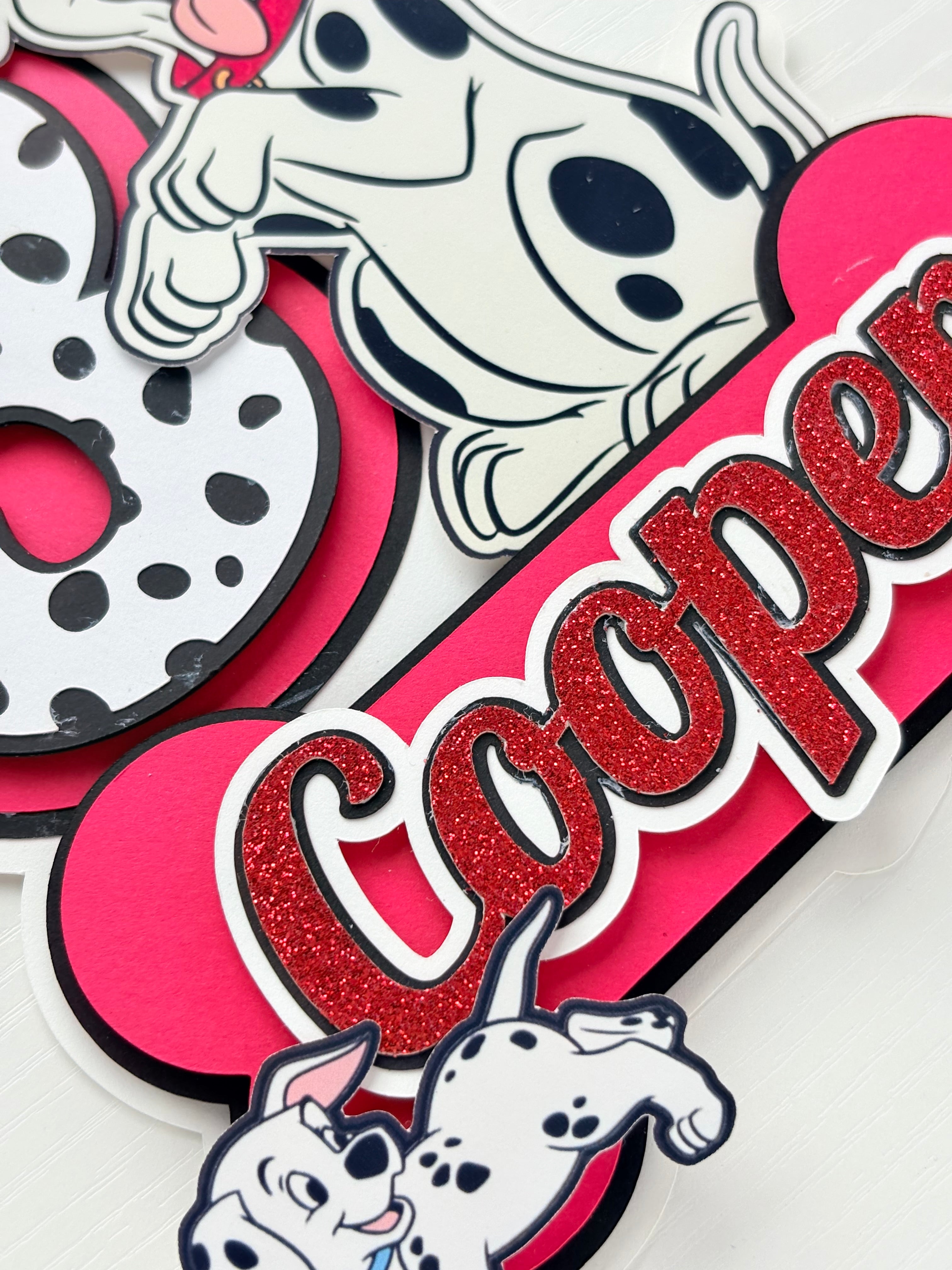 101 Dalmatians Birthday Cake Topper