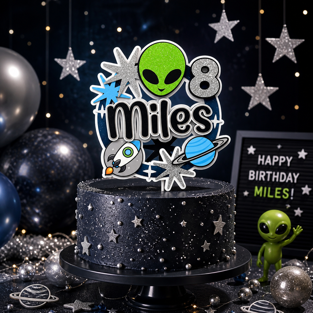 Alien Cake Topper