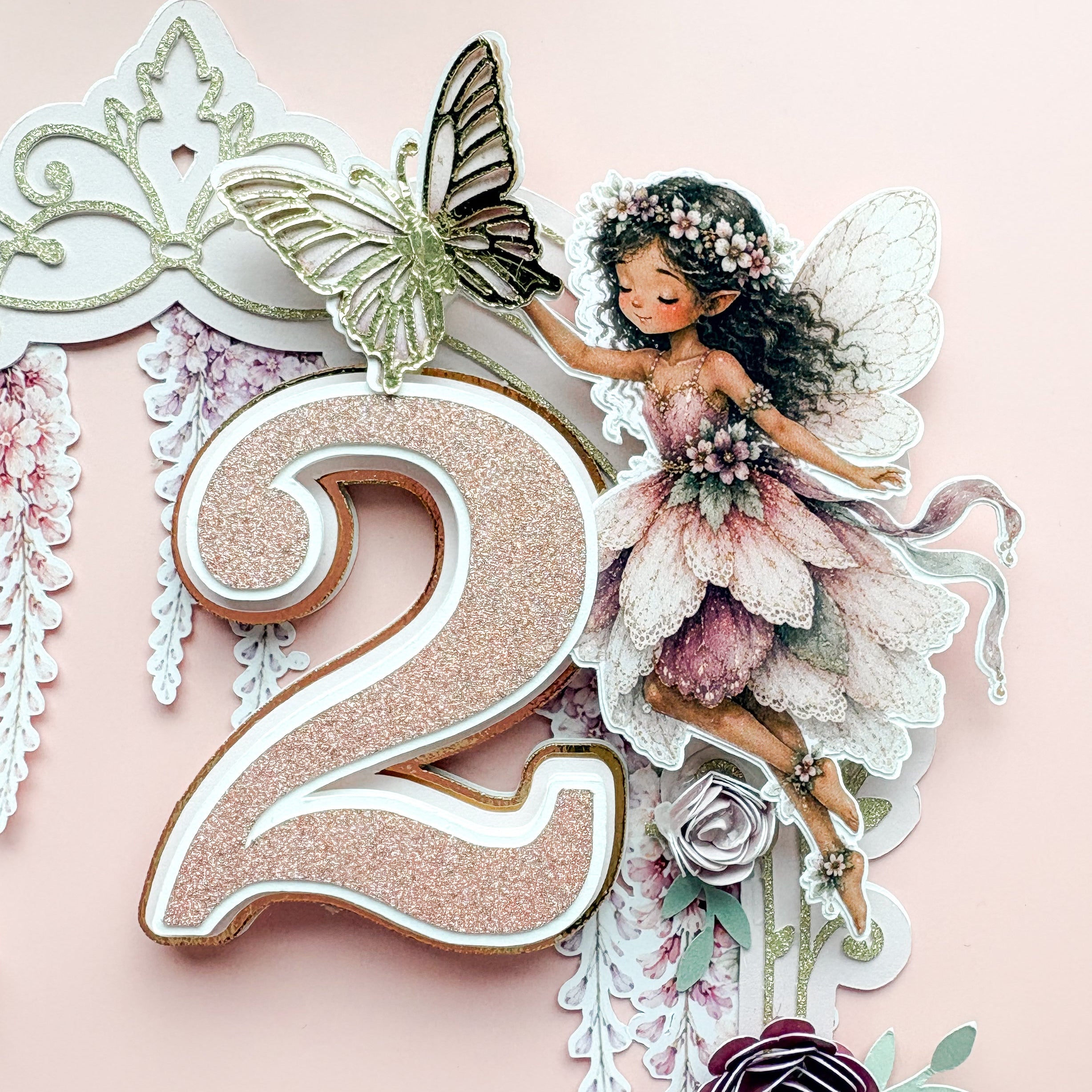 Fairy Garden Cake Topper
