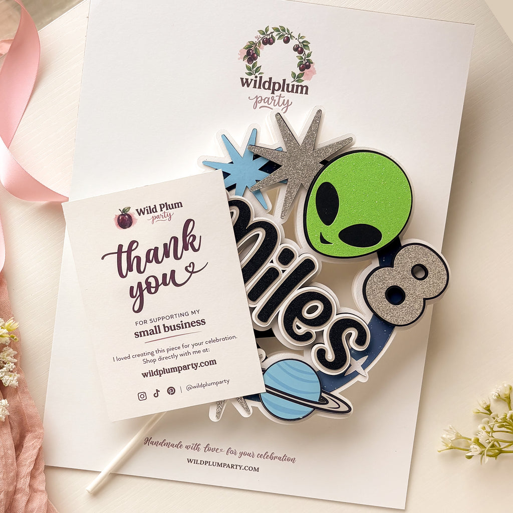 Alien Cake Topper