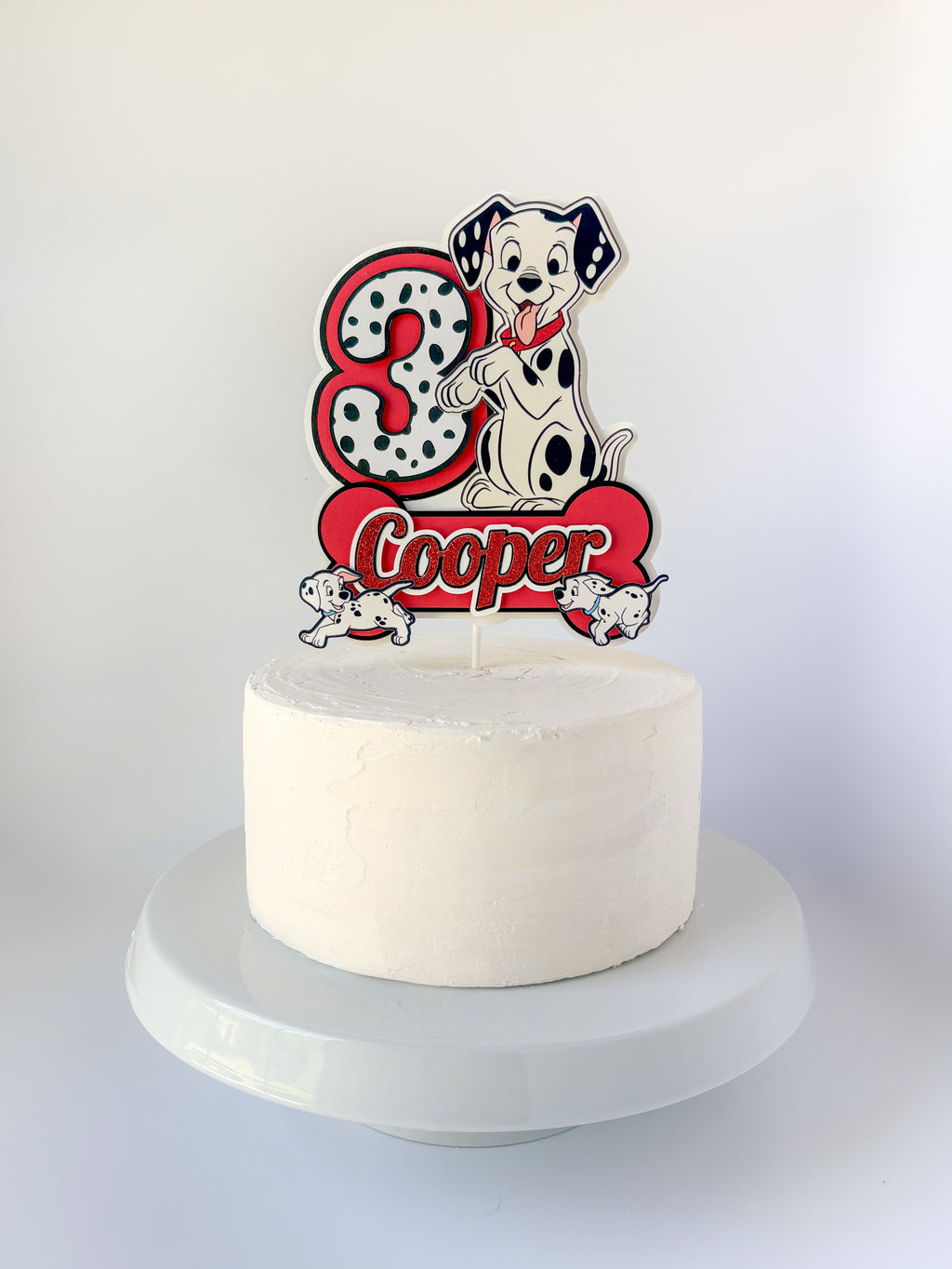 101 Dalmatians Birthday Cake Topper