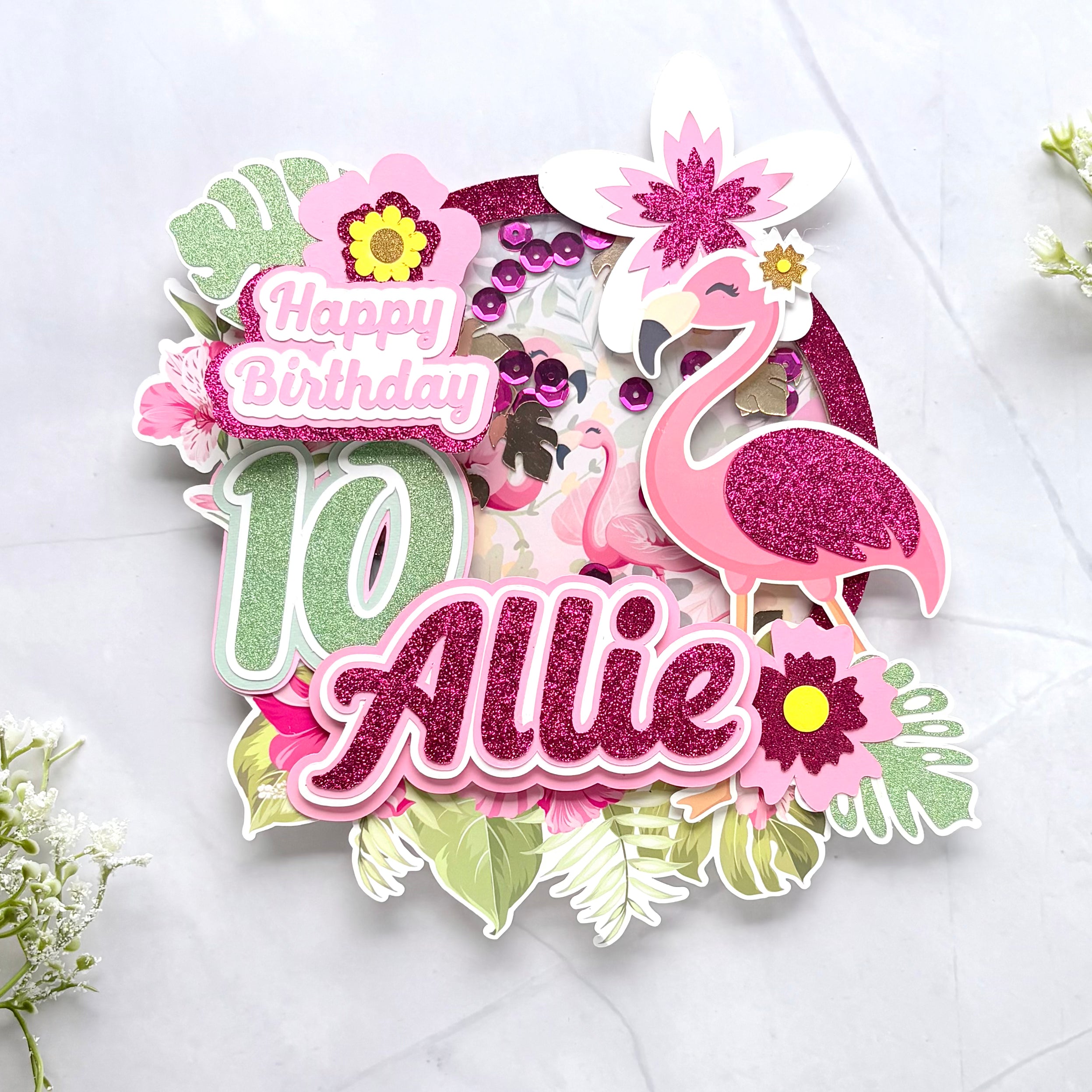 Flamingo Cake Topper