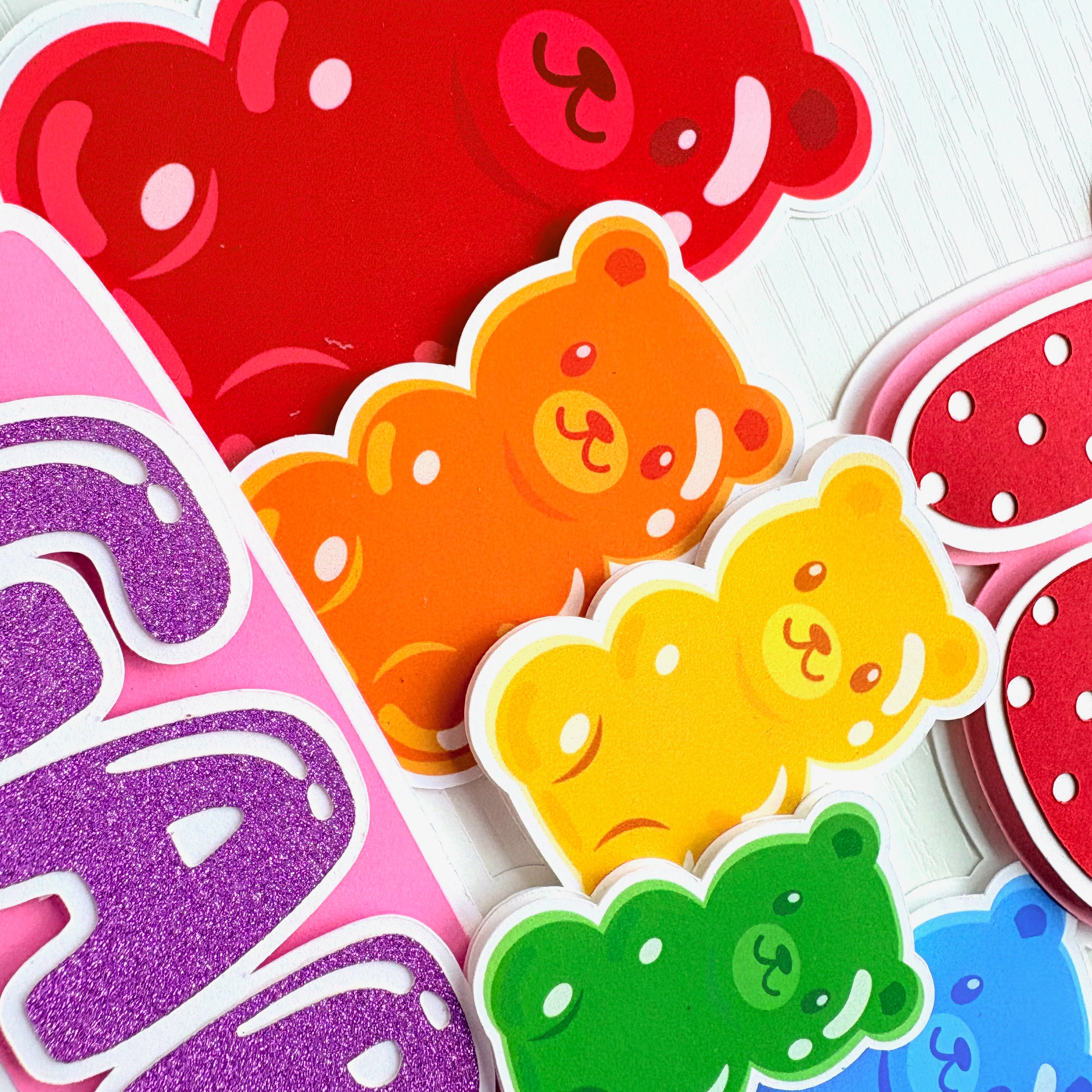 Gummy Bear Cake Topper