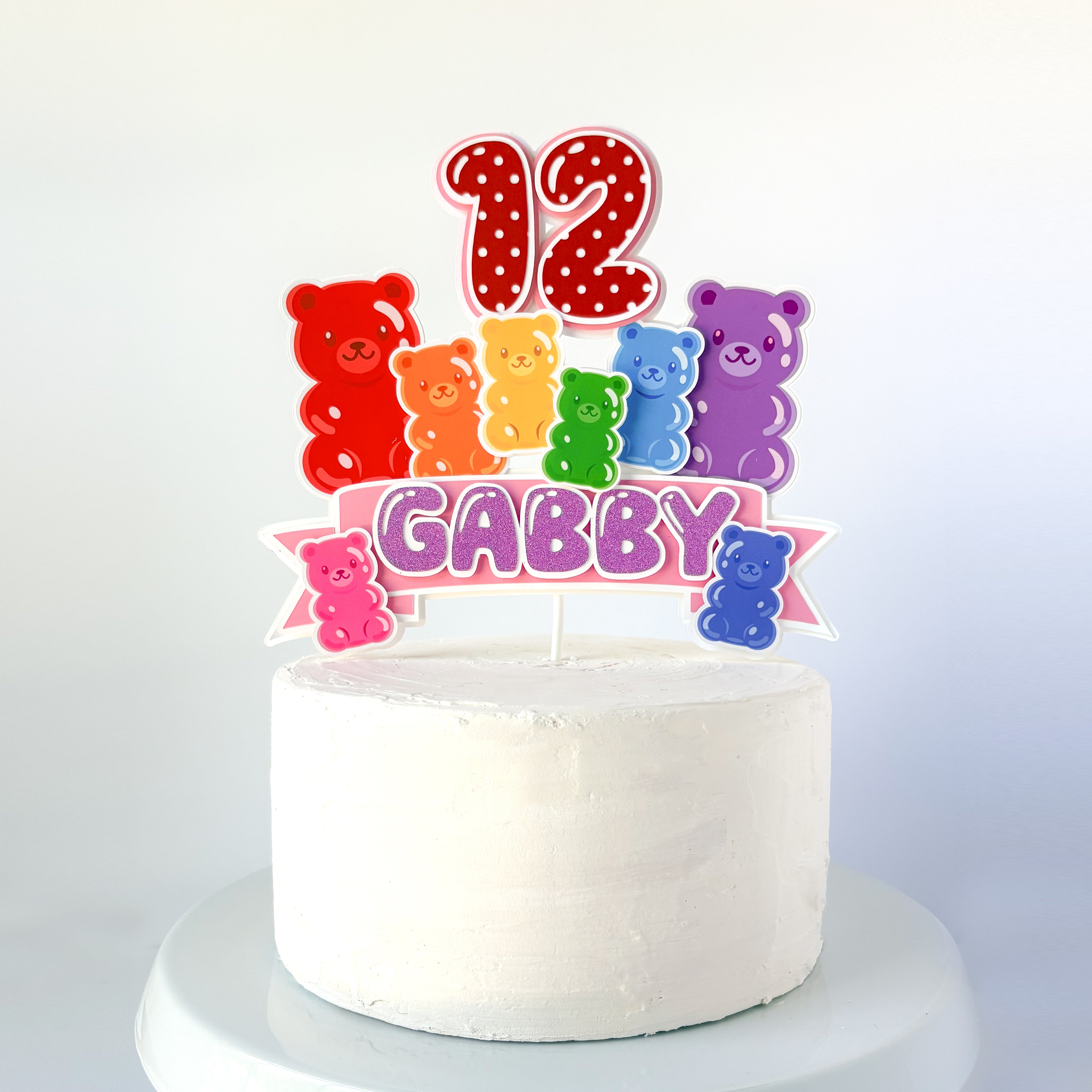 Gummy Bear Cake Topper