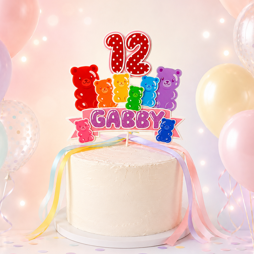 Gummy Bear Cake Topper