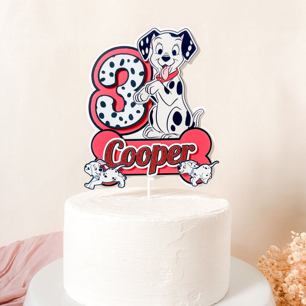 101 Dalmatians Birthday Cake Topper