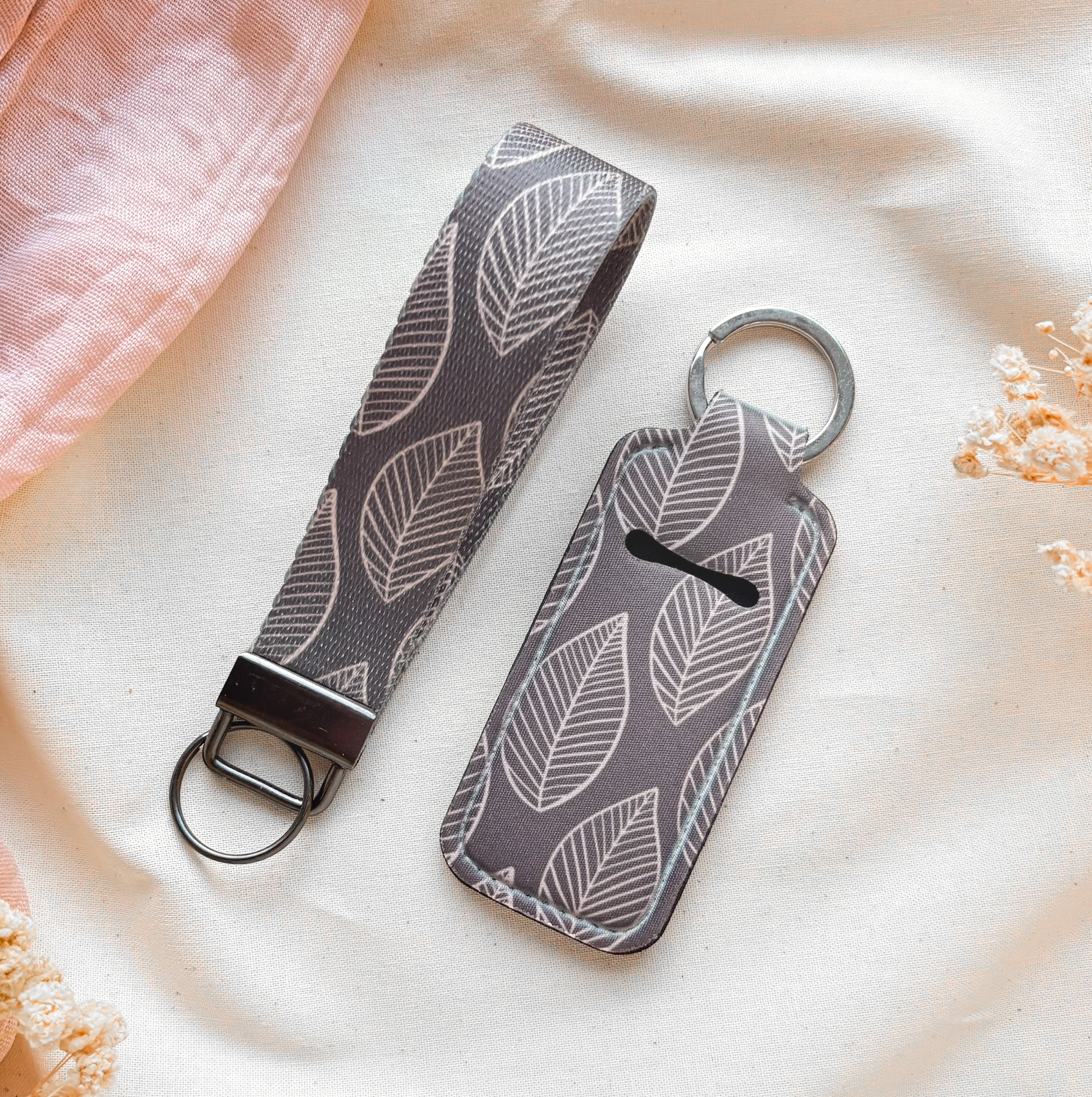 Midnight Fern Keychain Set