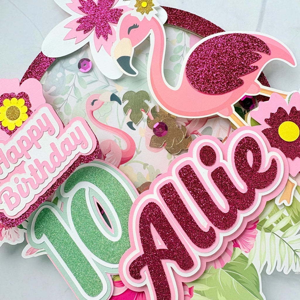 Flamingo Cake Topper